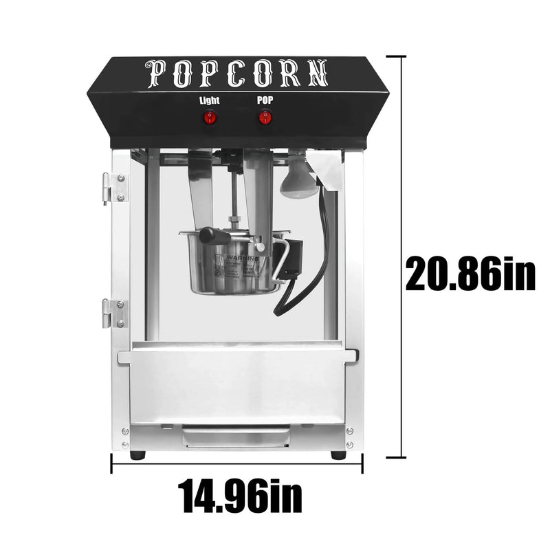 Kaitu Premium Commercial Bar Style 6-Ounce Popcorn Machine Maker (SAK84170) by SAKSBY WHOLESALE