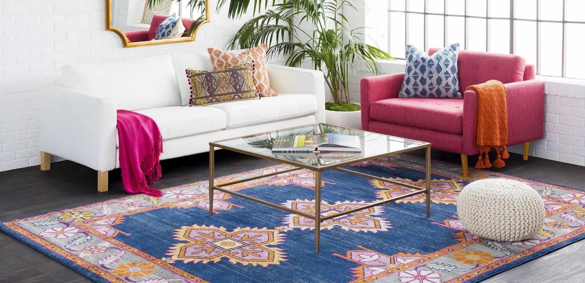 Kaitlyn Navy Area Rug by Boutique Rugs
