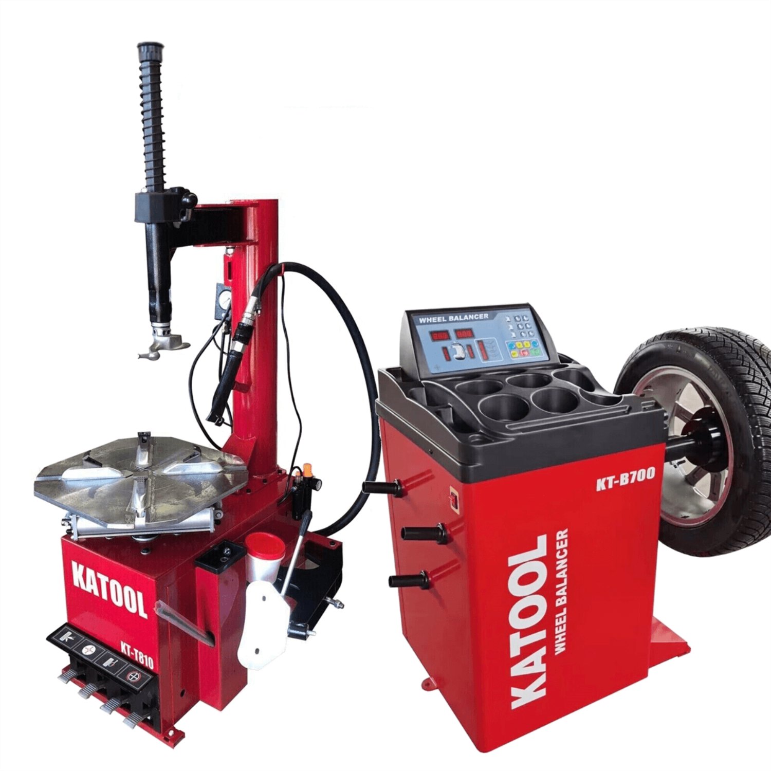 Katool KT-T810 Tire Changer & KT-B700 Wheel Balancer Combo by Chery Industrial