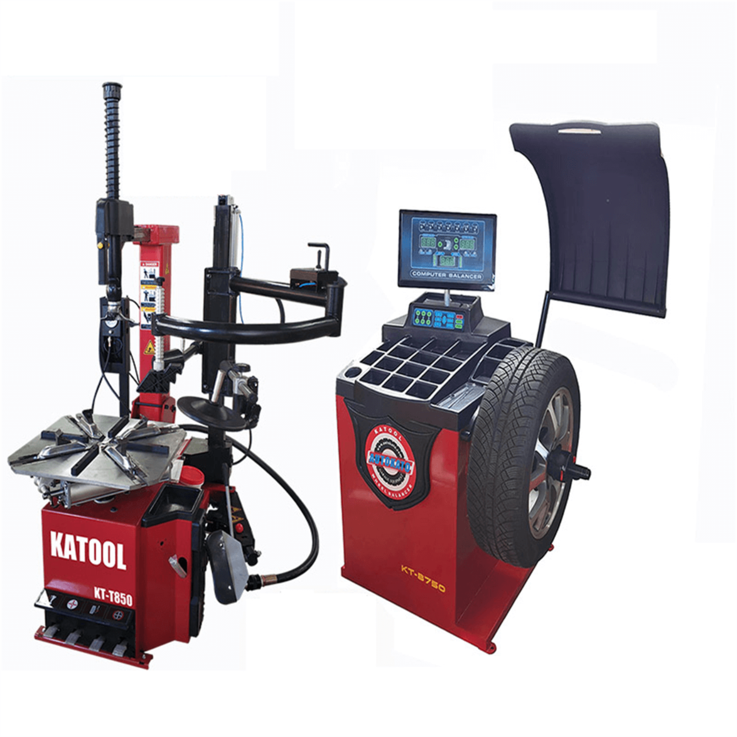 Katool KT-T850 Tire Changer & KT-B750 Wheel Balancer Combo by Chery Industrial