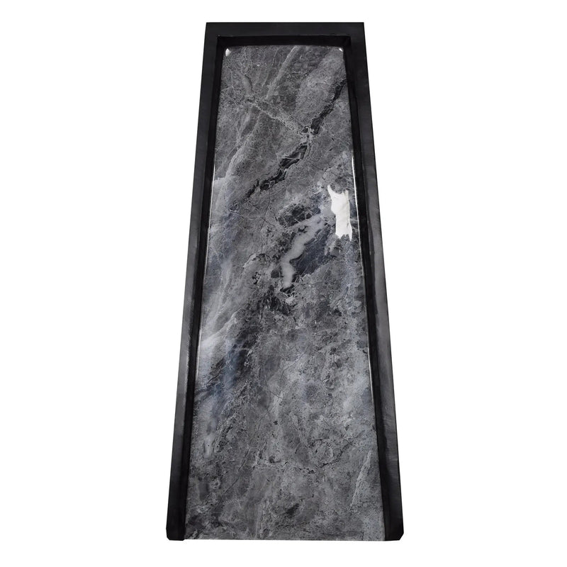 Grey Faux Marble 24-in Cast Aluminum Downspout Gutter Splash Block by Sharicks