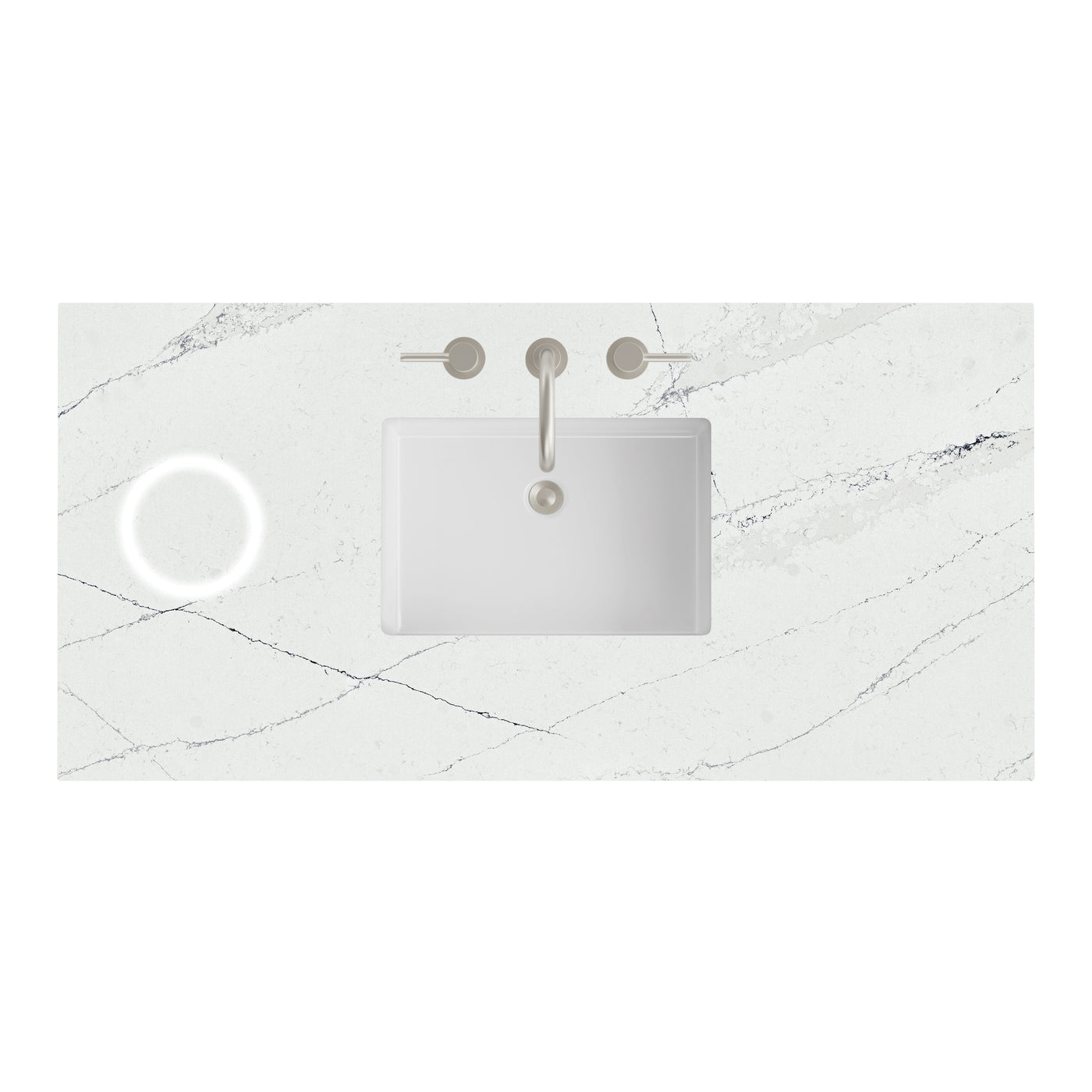 James Martin 48" Single Vanity Top with Ethereal Noctis (FreePower) countertop