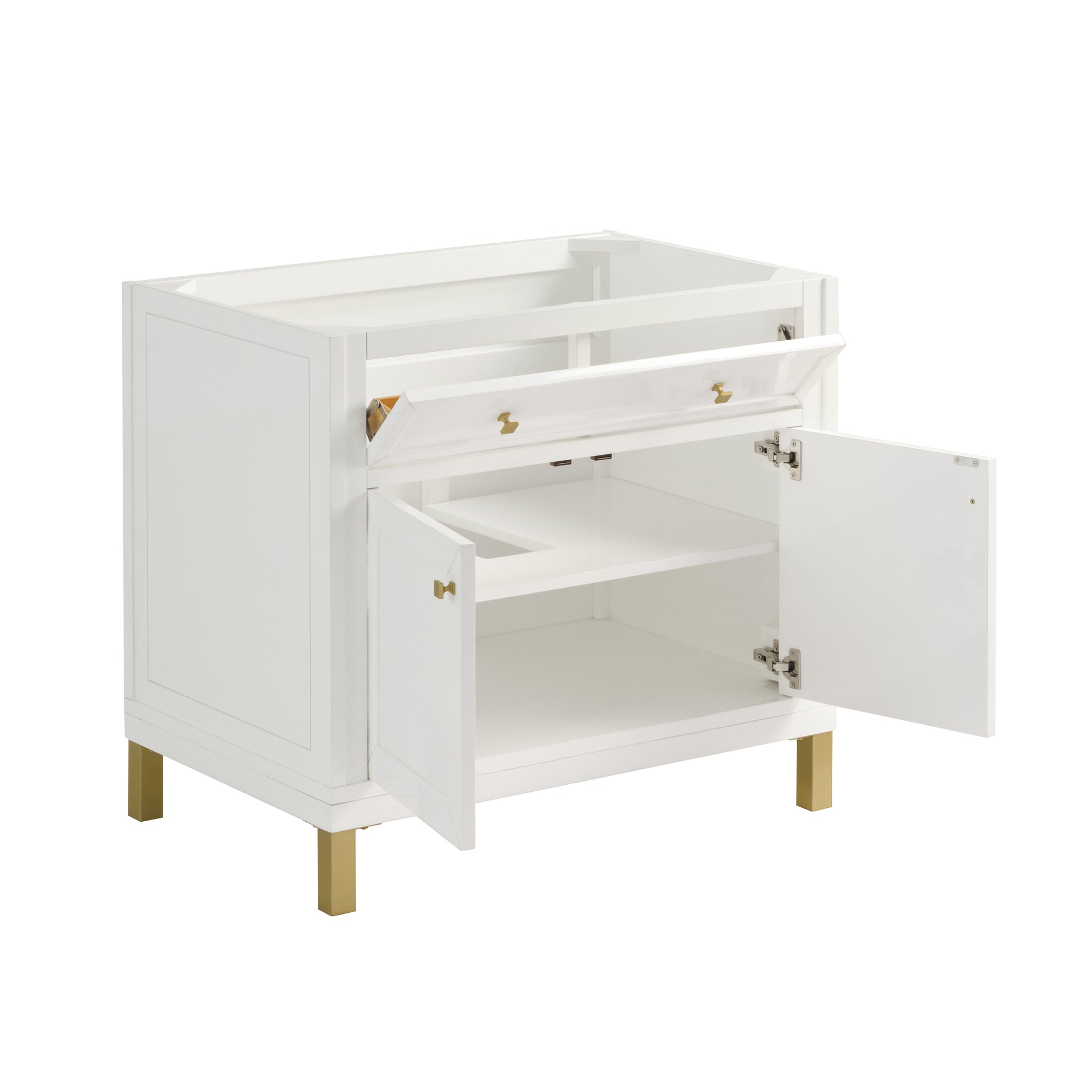 James Martin Chicago 36" Single Bathroom Vanity, Glossy White, view 17