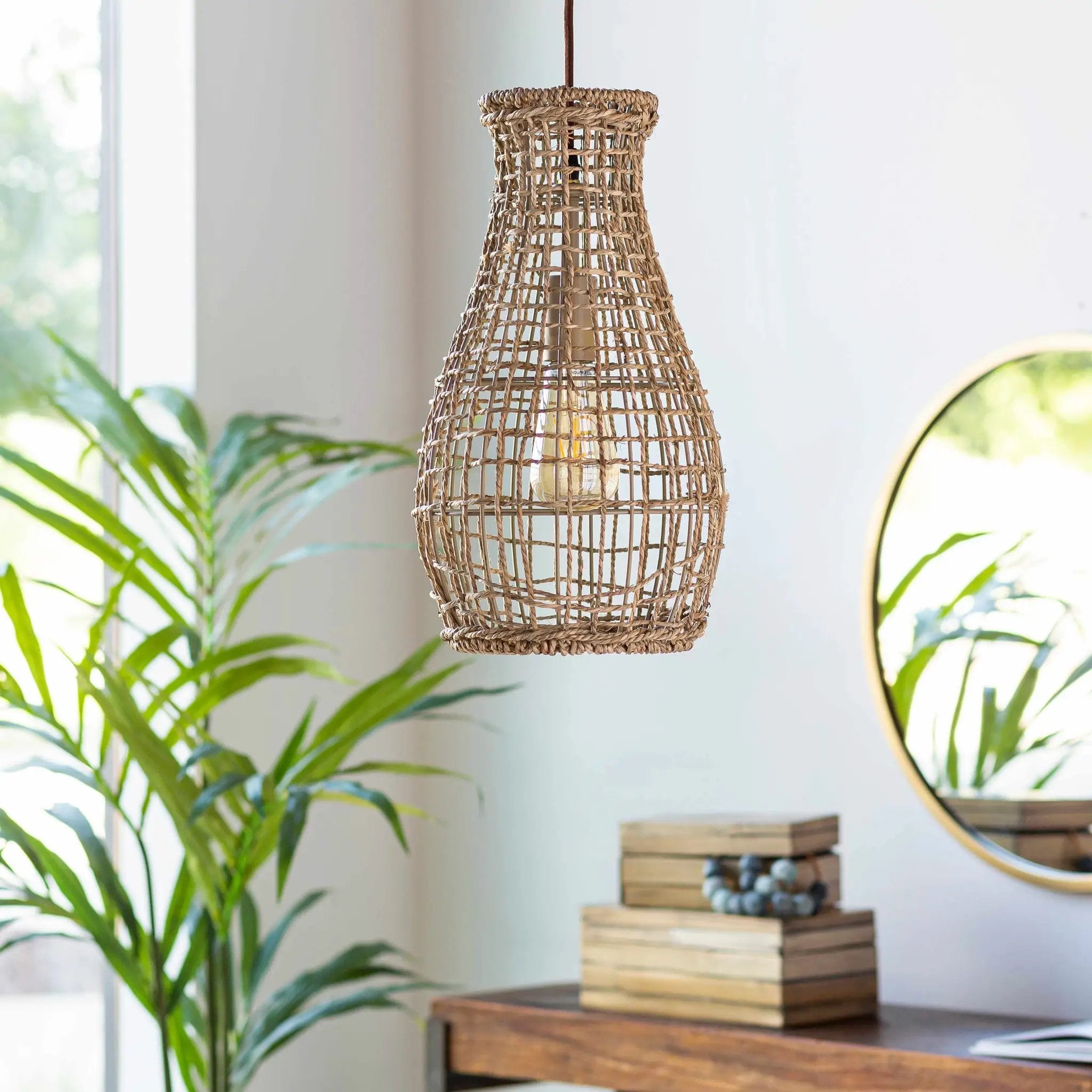Kealakekua Black Metal Ceiling Lighting - Clearance by Boutique Rugs