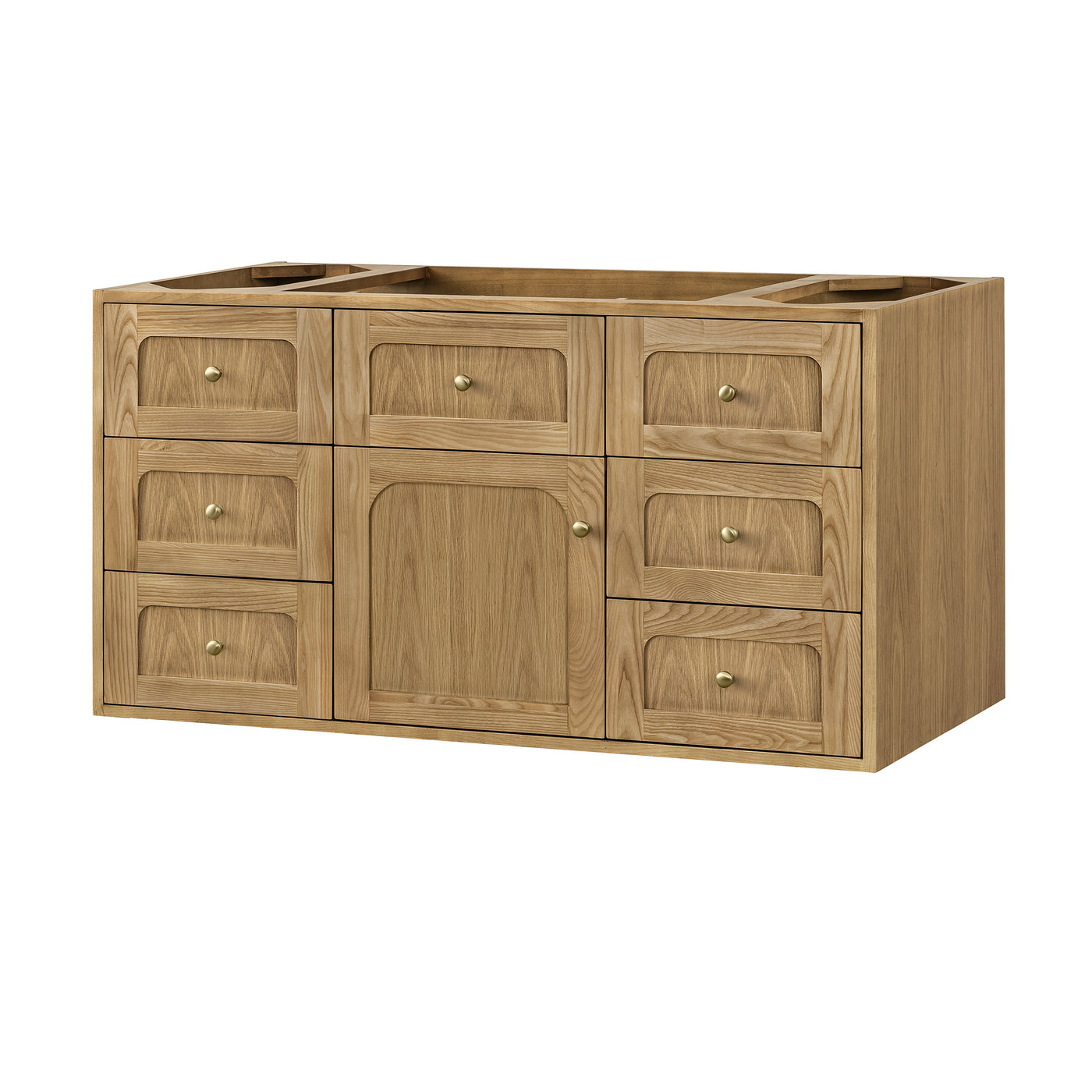 James Martin Laurent 48" Dual Mount Single Bathroom Vanity, Light Natural Oak, view 20