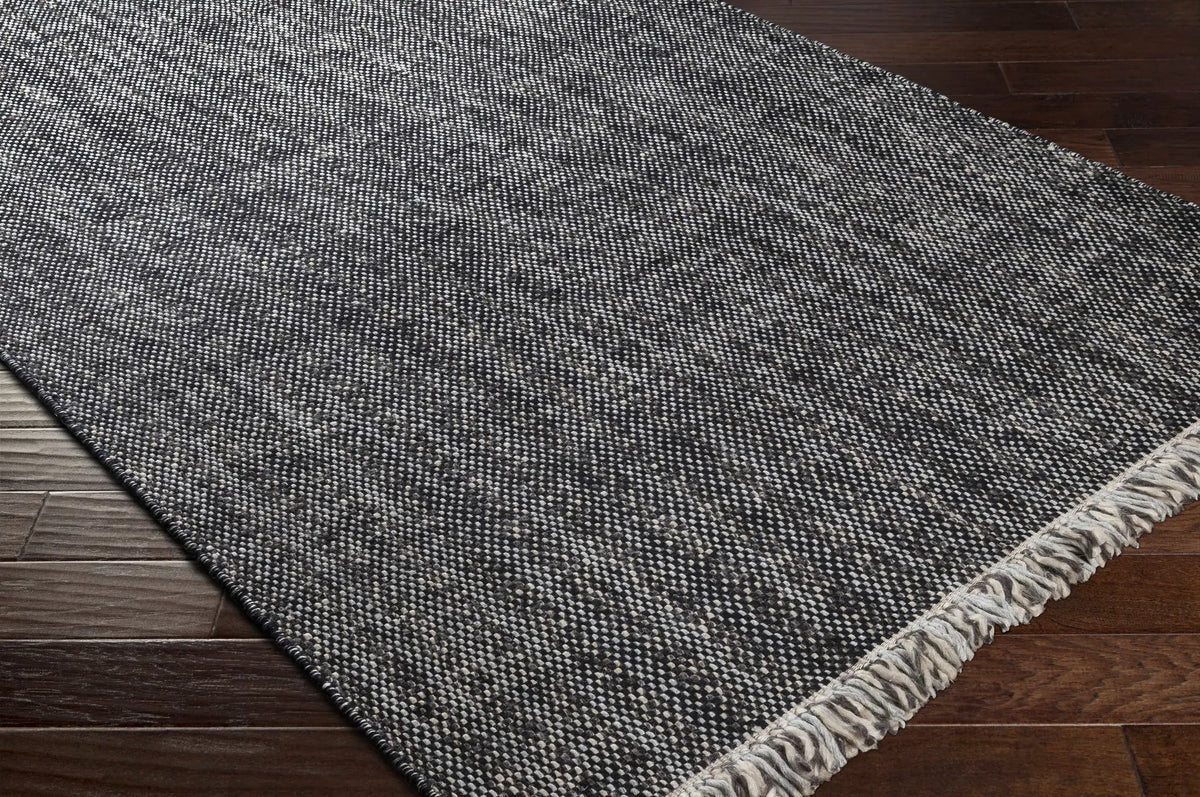 Kenora Charcoal Wool Area Rug - Clearance, photo 9 of 9