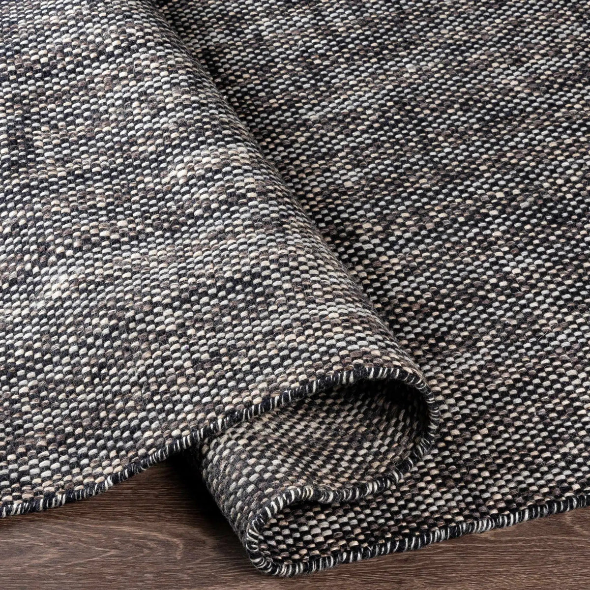Kenora Charcoal Wool Area Rug - Clearance, photo 4 of 9