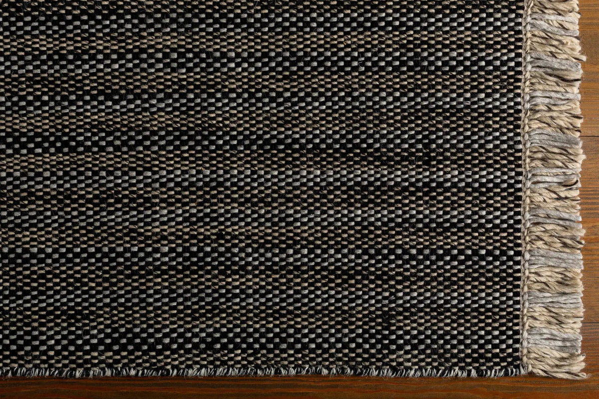 Kenora Charcoal Wool Area Rug - Clearance, photo 8 of 9
