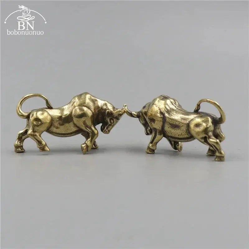Keychain - Retro Metal Bull by House Of Avana