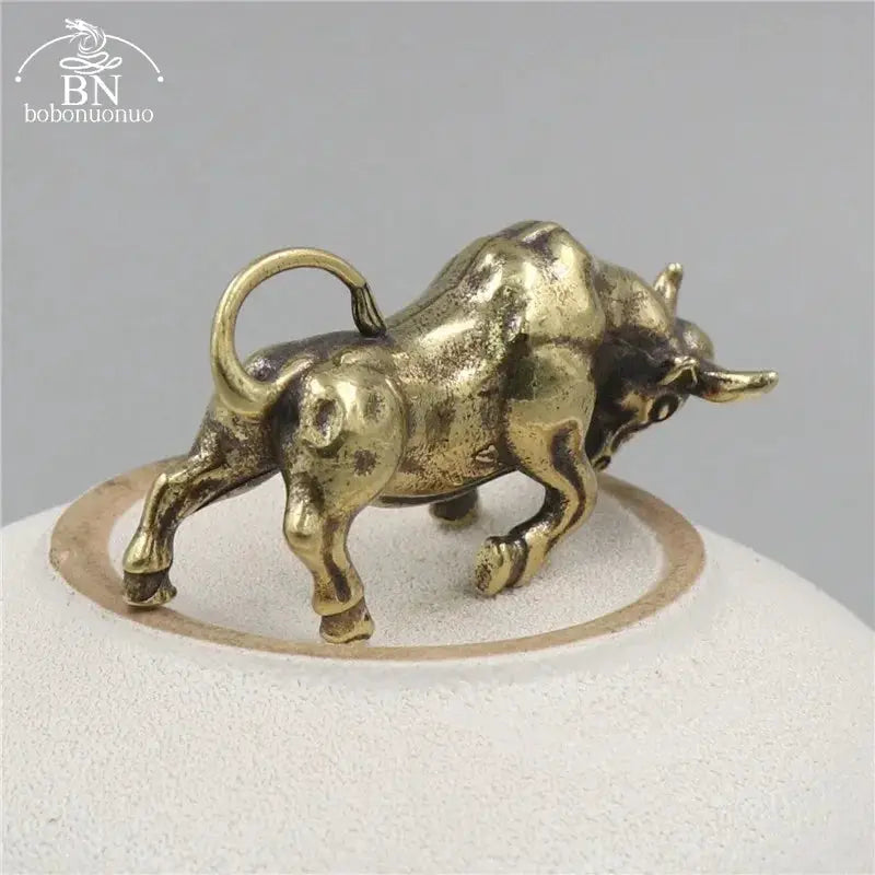 Keychain - Retro Metal Bull by House Of Avana