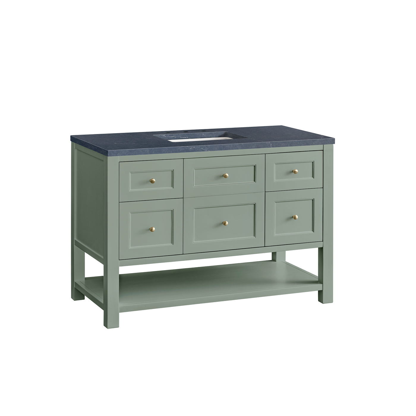 James Martin Breckenridge 48" Single Bathroom Vanity, Smokey Celadon, view 33