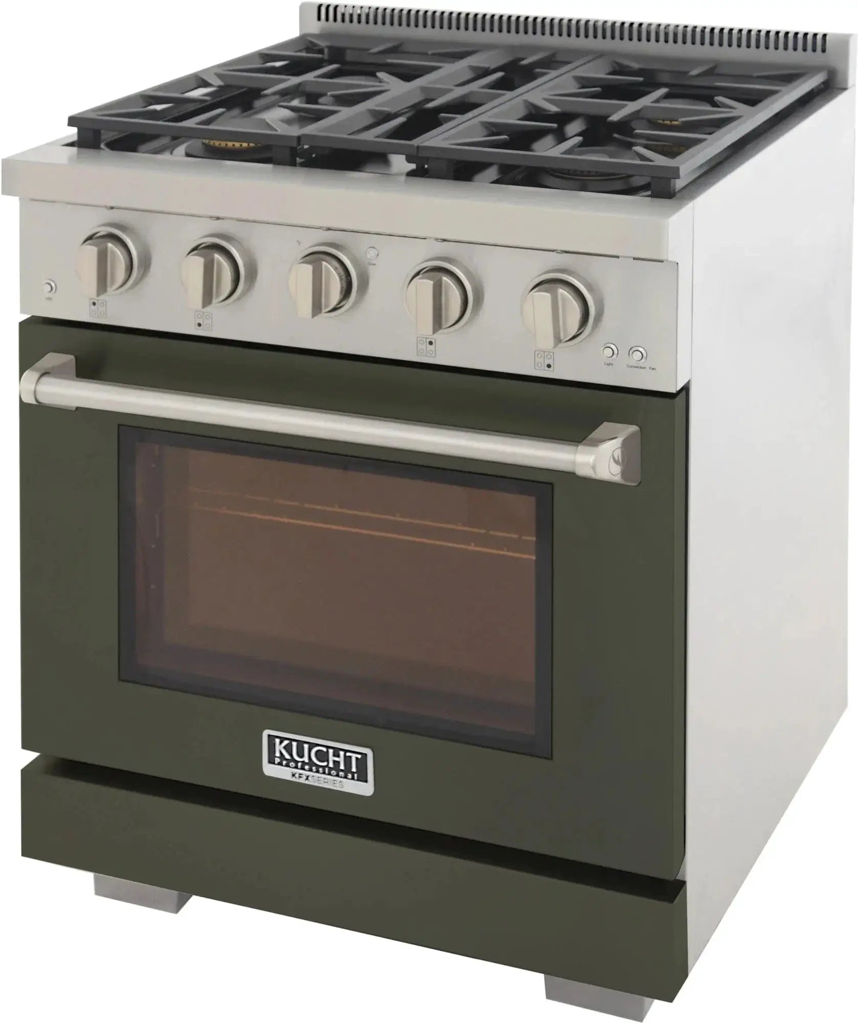 Kucht 30" Freestanding Professional Gas Range KFX3000X-G by Farmhouse Kitchen and Bath