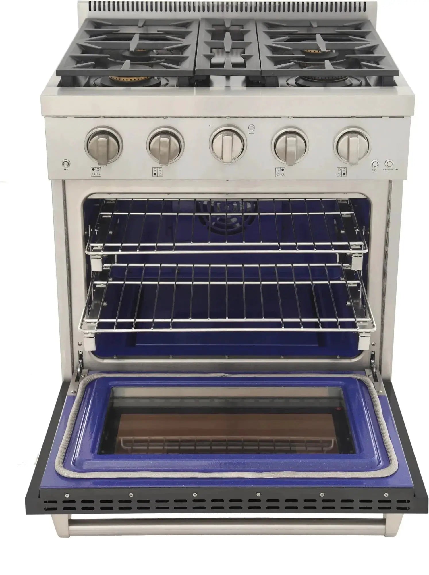 Kucht 30" Freestanding Professional Gas Range KFX3000X-GY by Farmhouse Kitchen and Bath