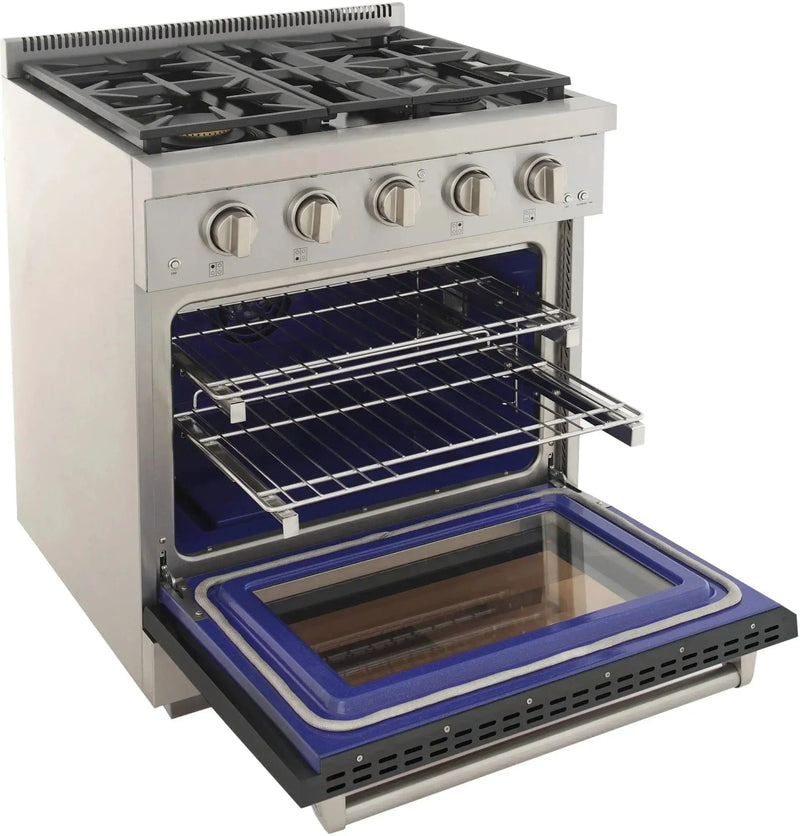 Kucht 30" Freestanding Professional Gas Range KFX3000X-GY by Farmhouse Kitchen and Bath