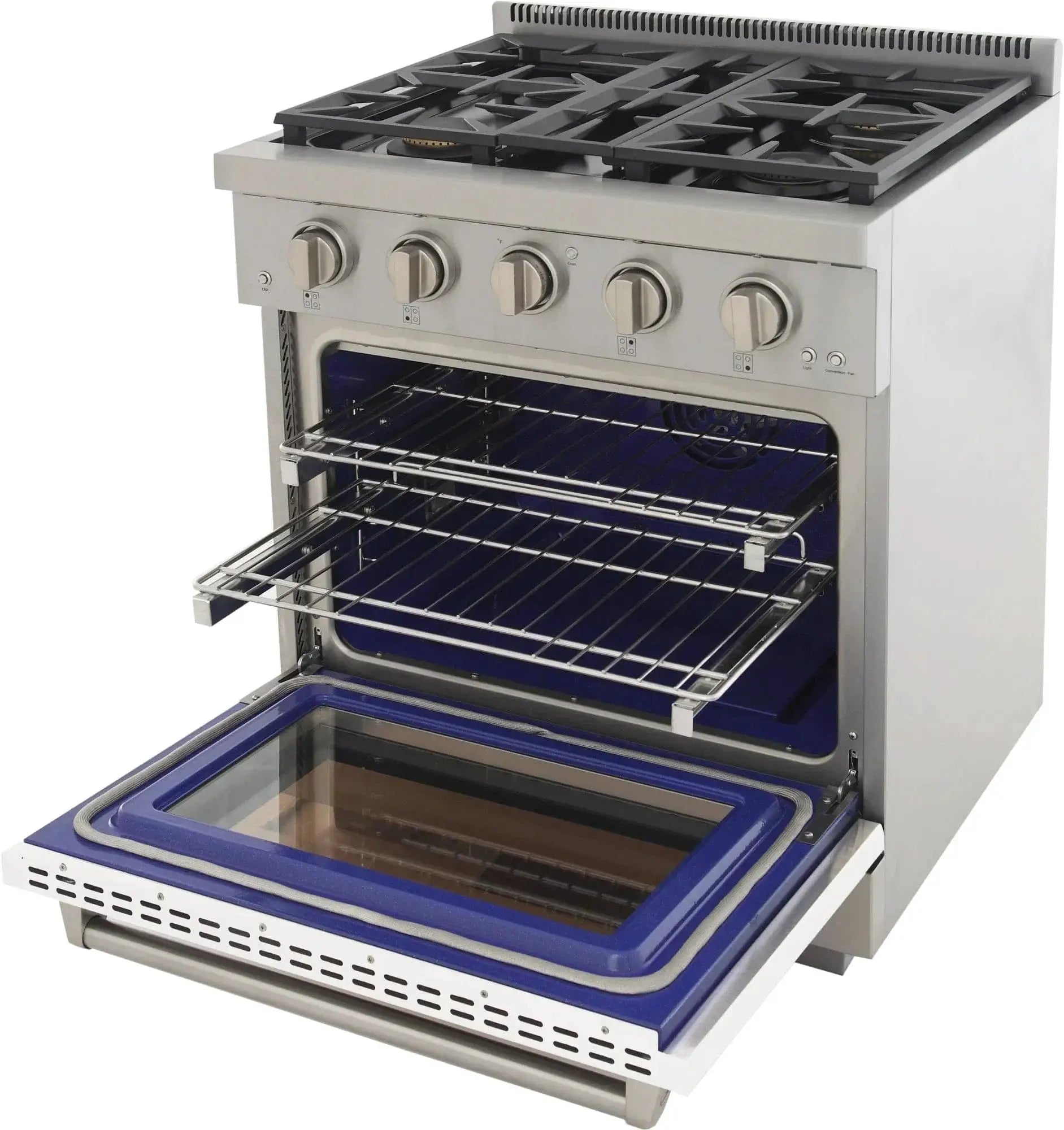 Kucht 30" Freestanding Professional Gas Range KFX3000X-W by Farmhouse Kitchen and Bath