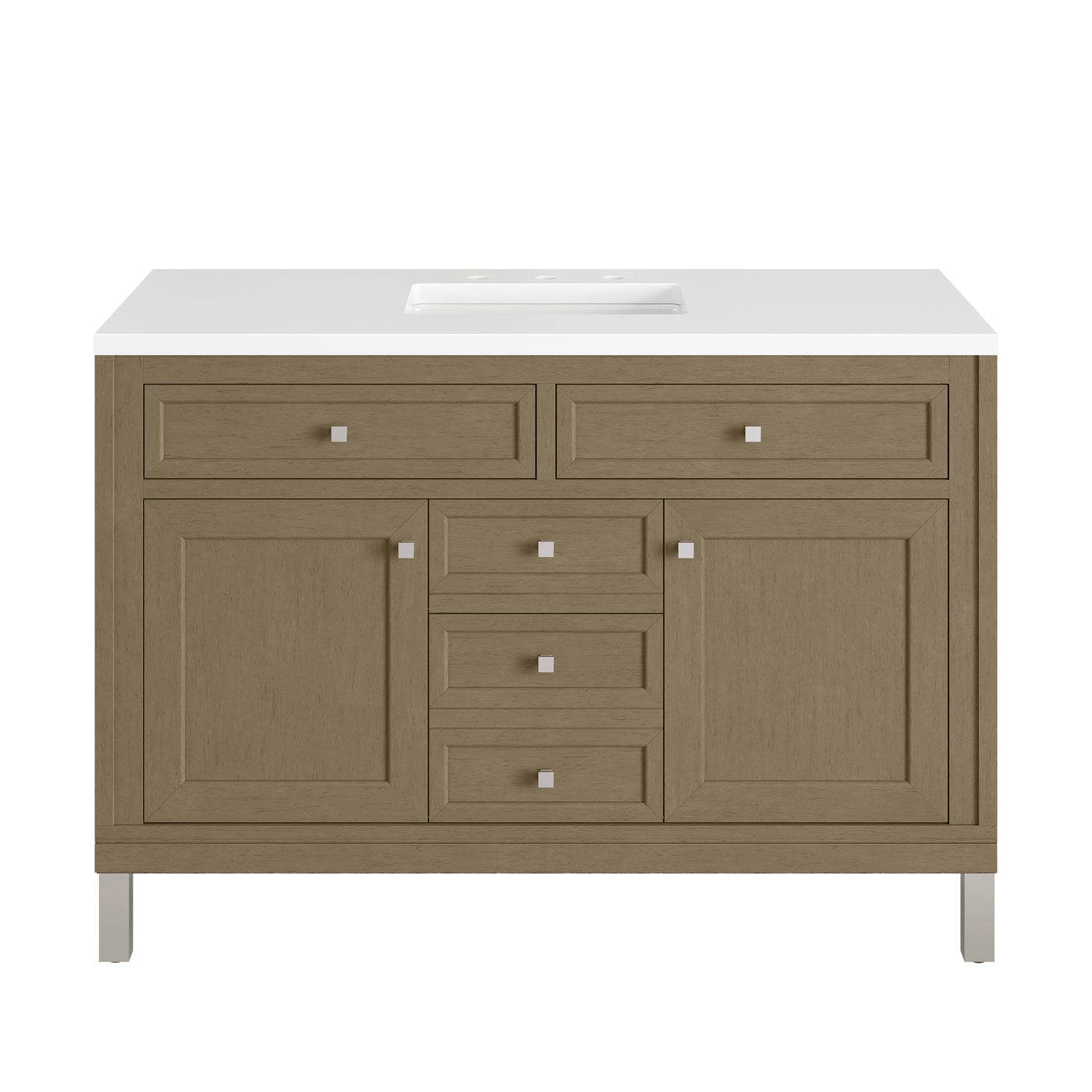 James Martin Chicago 48" Single Bathroom Vanity, Walnut Whisper, view 33