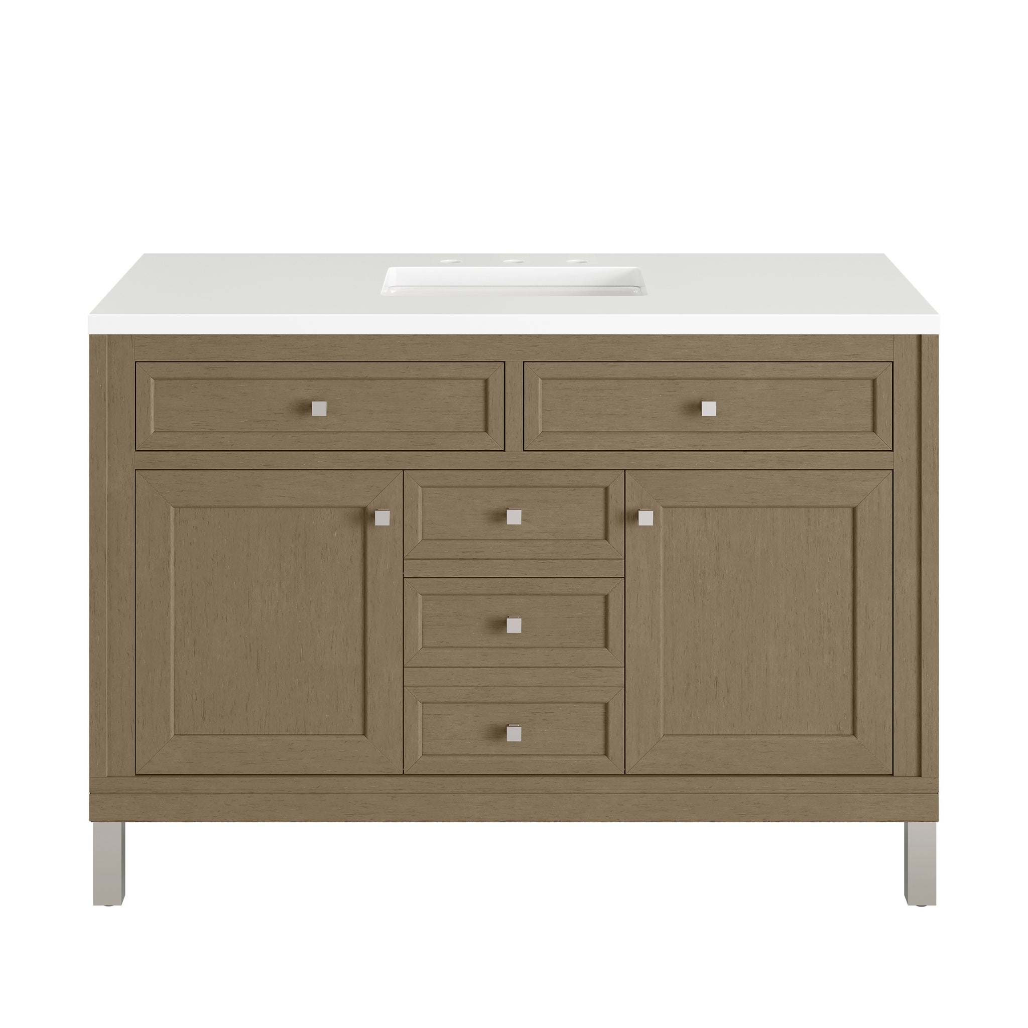 James Martin Chicago 48" Single Bathroom Vanity, Walnut Whisper, view 33