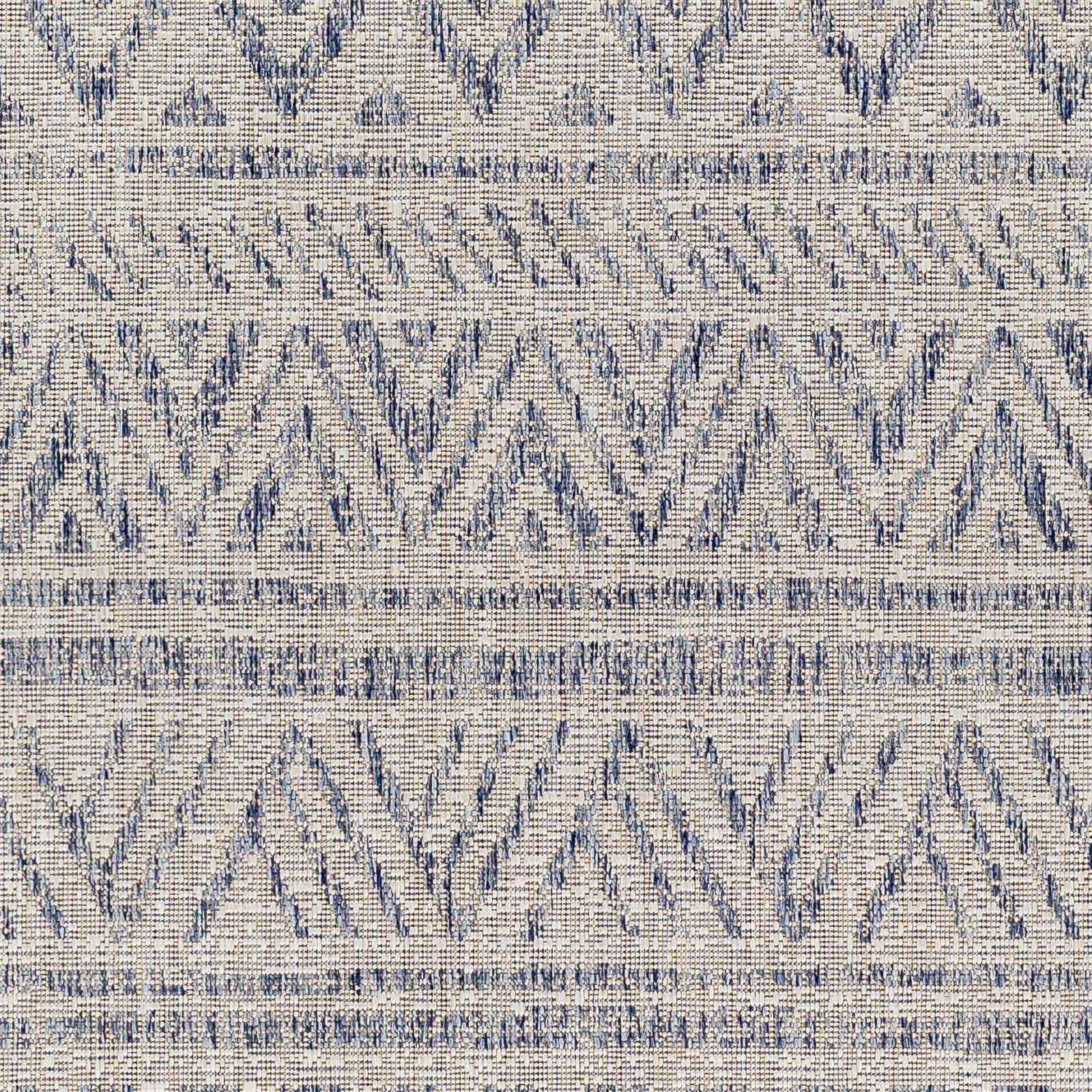 Novato Gray All Over Pattern Performance Outdoor Rug - Clearance by Boutique Rugs
