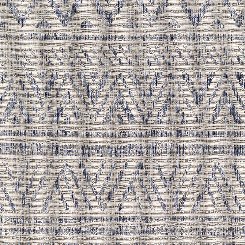 Novato Gray All Over Pattern Performance Outdoor Rug - Clearance by Boutique Rugs