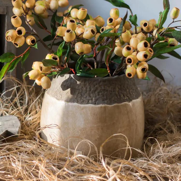 Khaki Coarse Pottery Jar by RusticReach