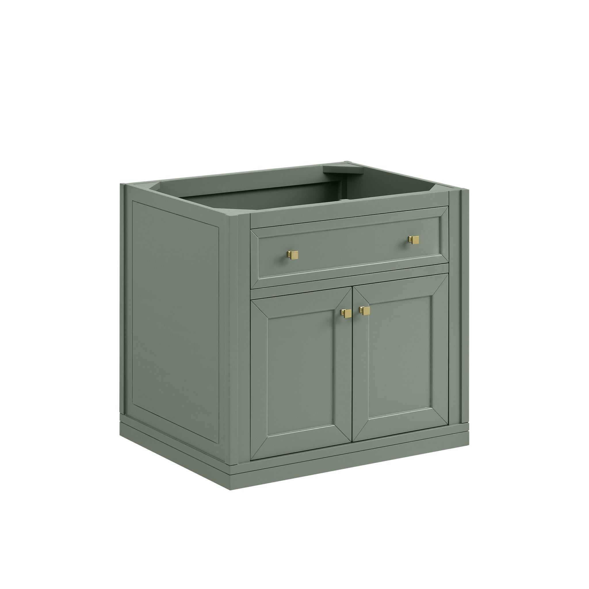 James Martin Chicago 30" Single Bathroom Vanity, Smokey Celadon, view 28