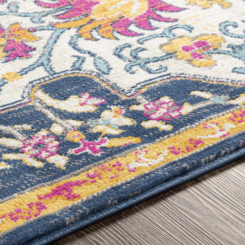 Kialla Magenta & Burnt Orange Area Rug by Boutique Rugs