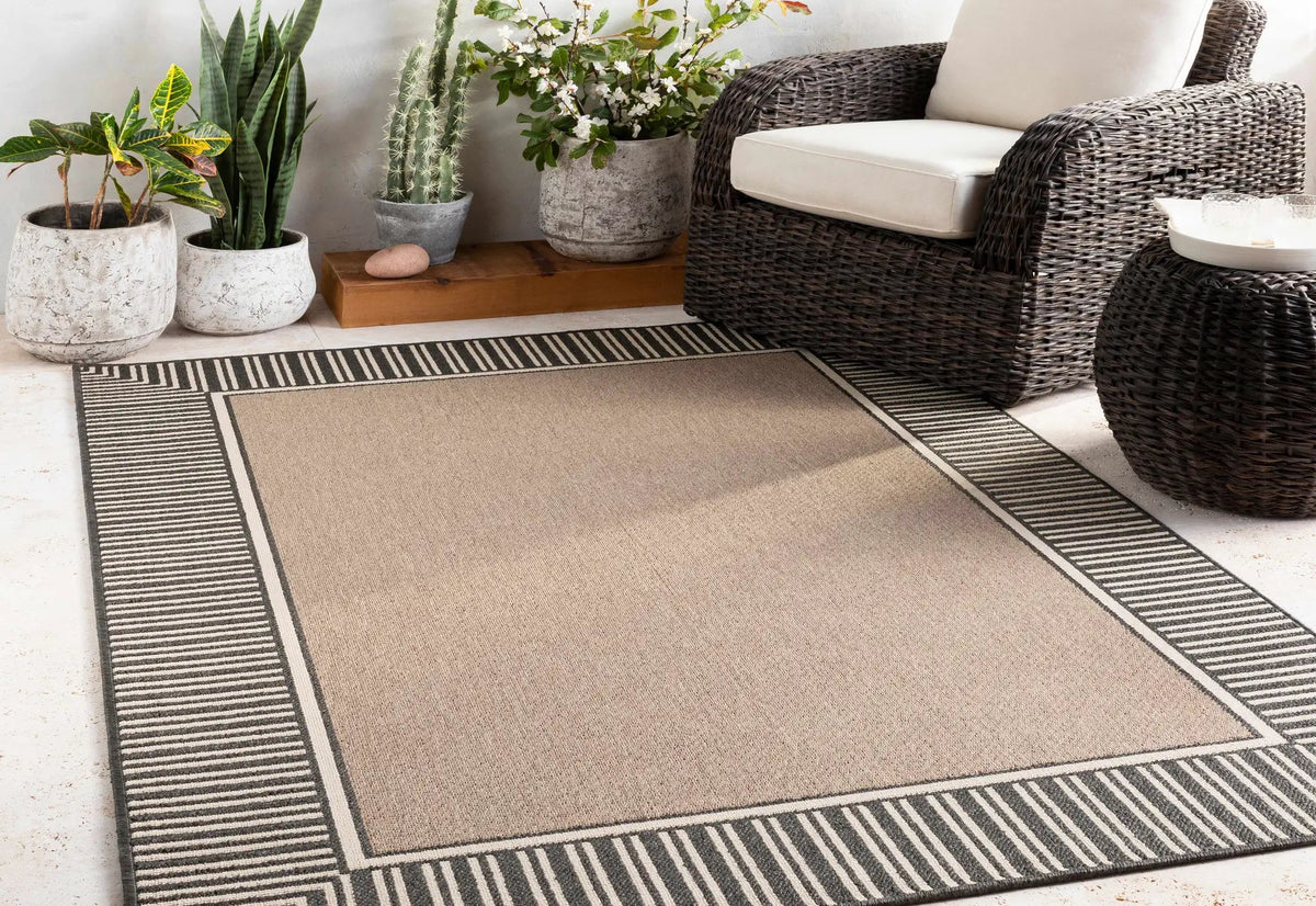 Kidron Outdoor Area Rug - Clearance, installed in a room 2