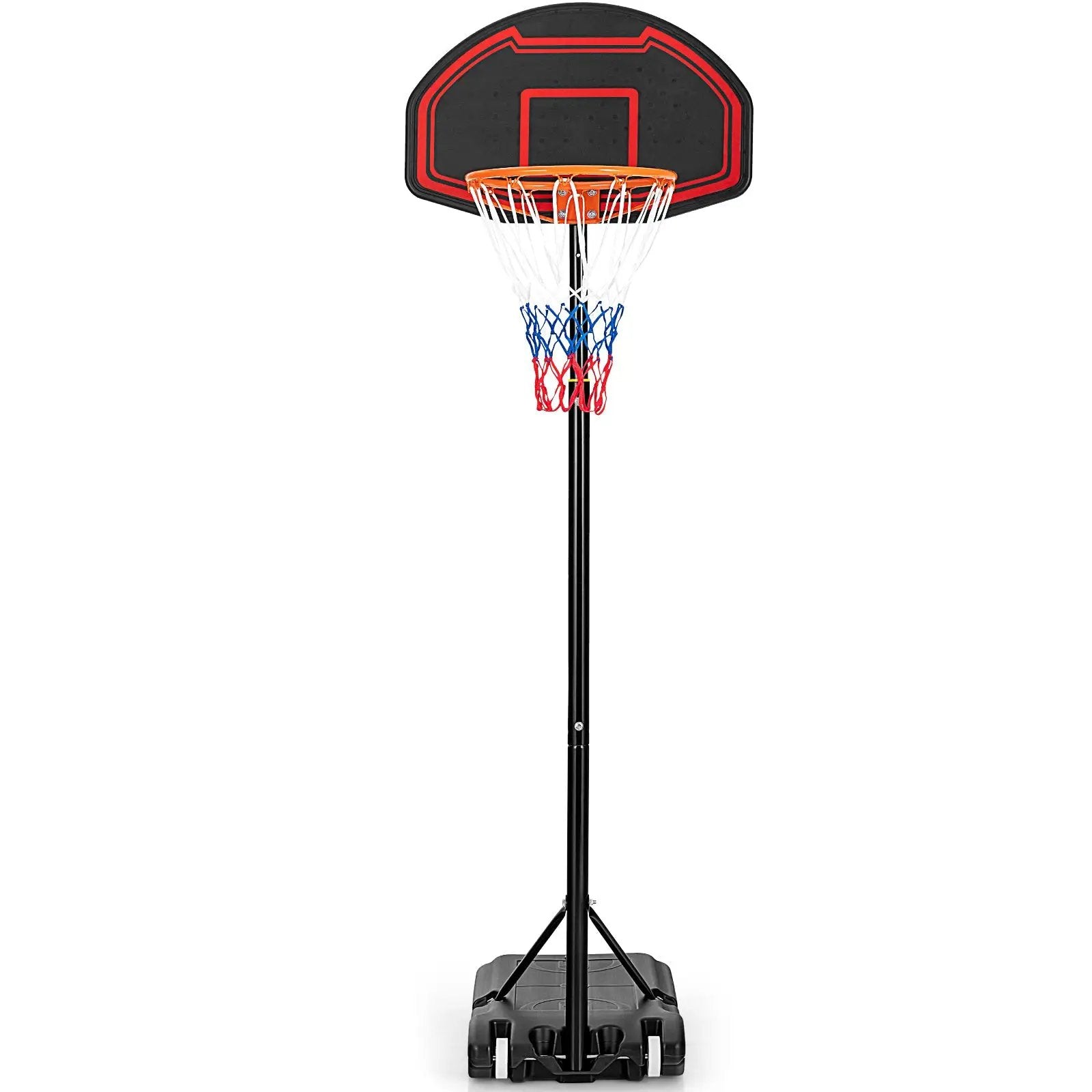 Adjustable Kids' Basketball Hoop Stand with Durable Net and Wheel by DirectDeals