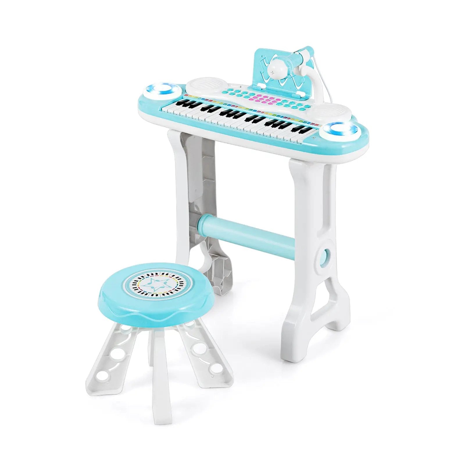 37-key Kids Electronic Piano Keyboard Playset by DirectDeals