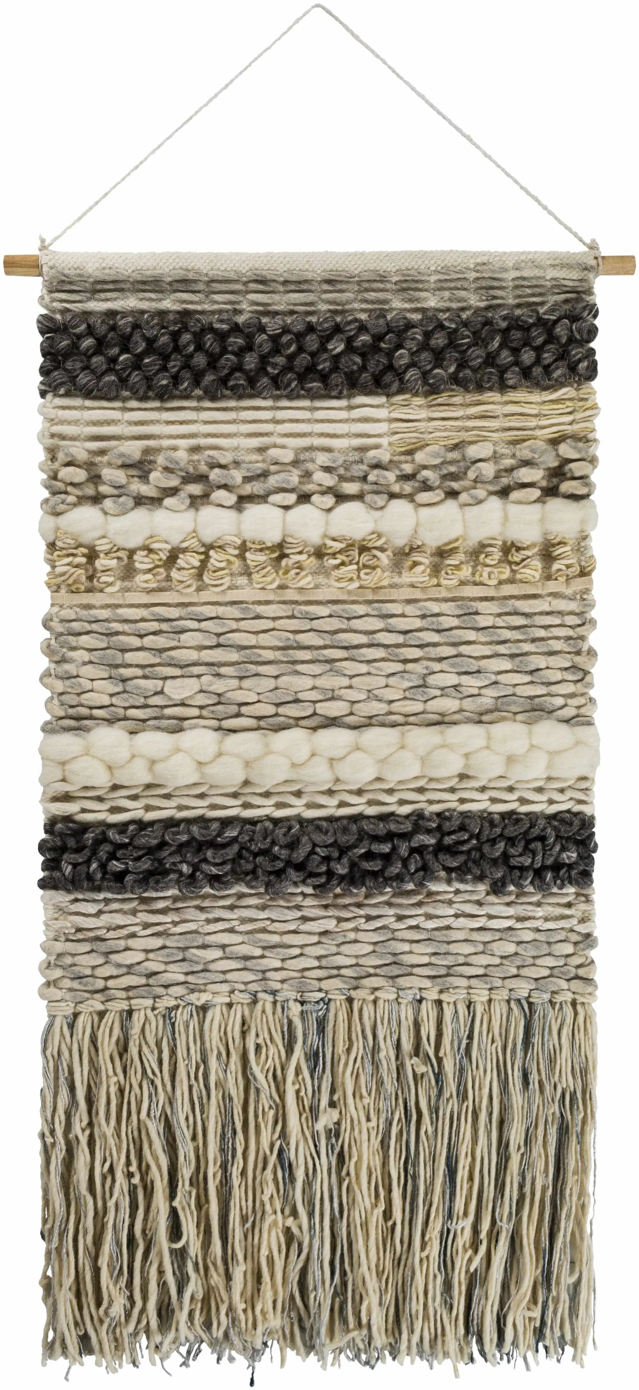 Kiefer Handwoven Wool Fringe Tapestry by Boutique Rugs