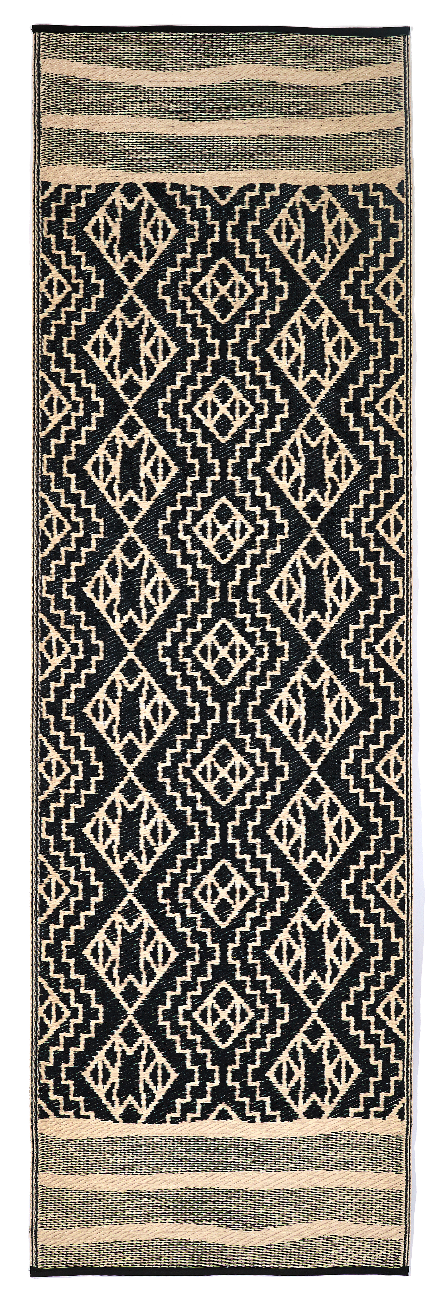 Kilimanjaro - Black Outdoor Rug for Patio FINAL SALE by Fab Habitat