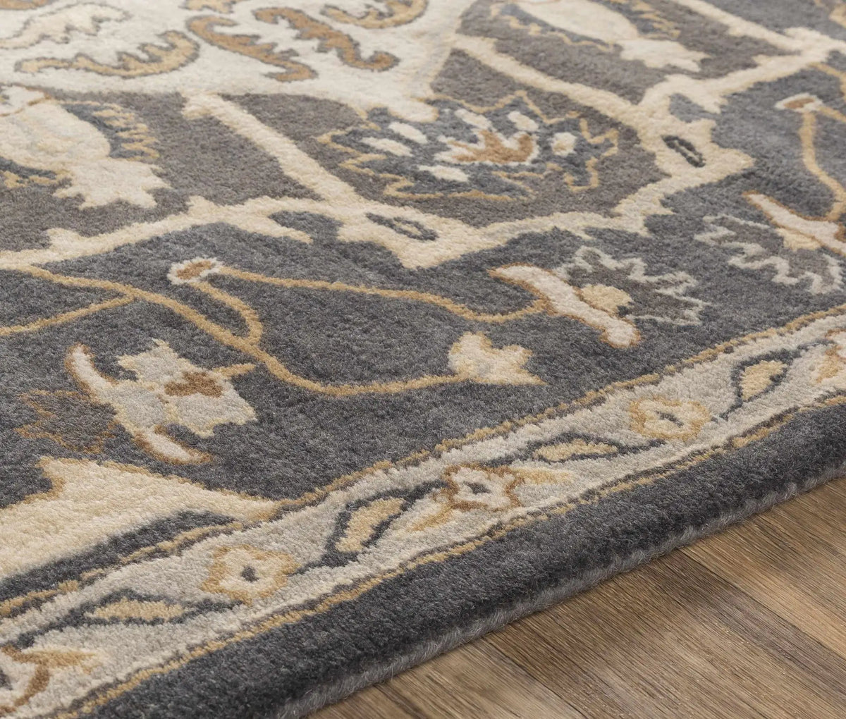 Broomfield Hand Tufted Charcoal 12823 Area Rug - Clearance, photo 5 of 8