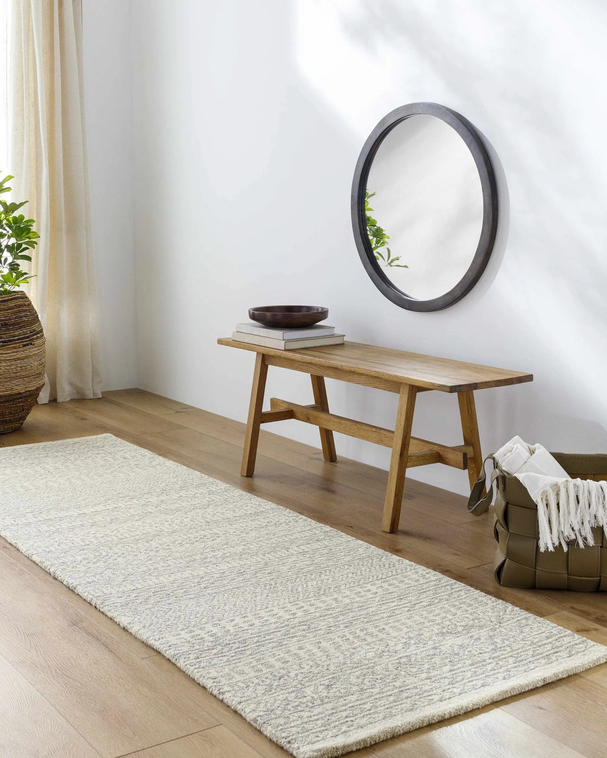 Kinmundy Tufted Maroc Wool Rug, installed in a room 2