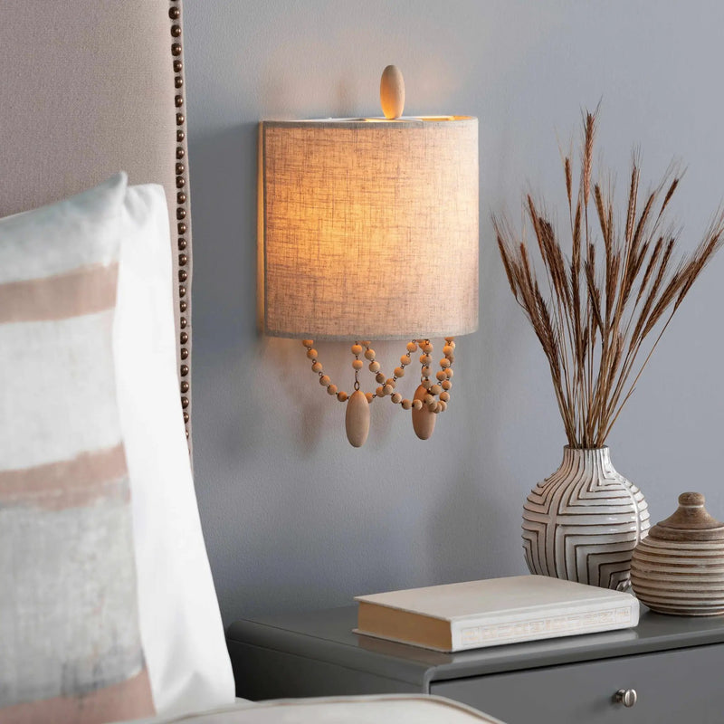 Kirwan Black Iron Wall Sconce by Boutique Rugs