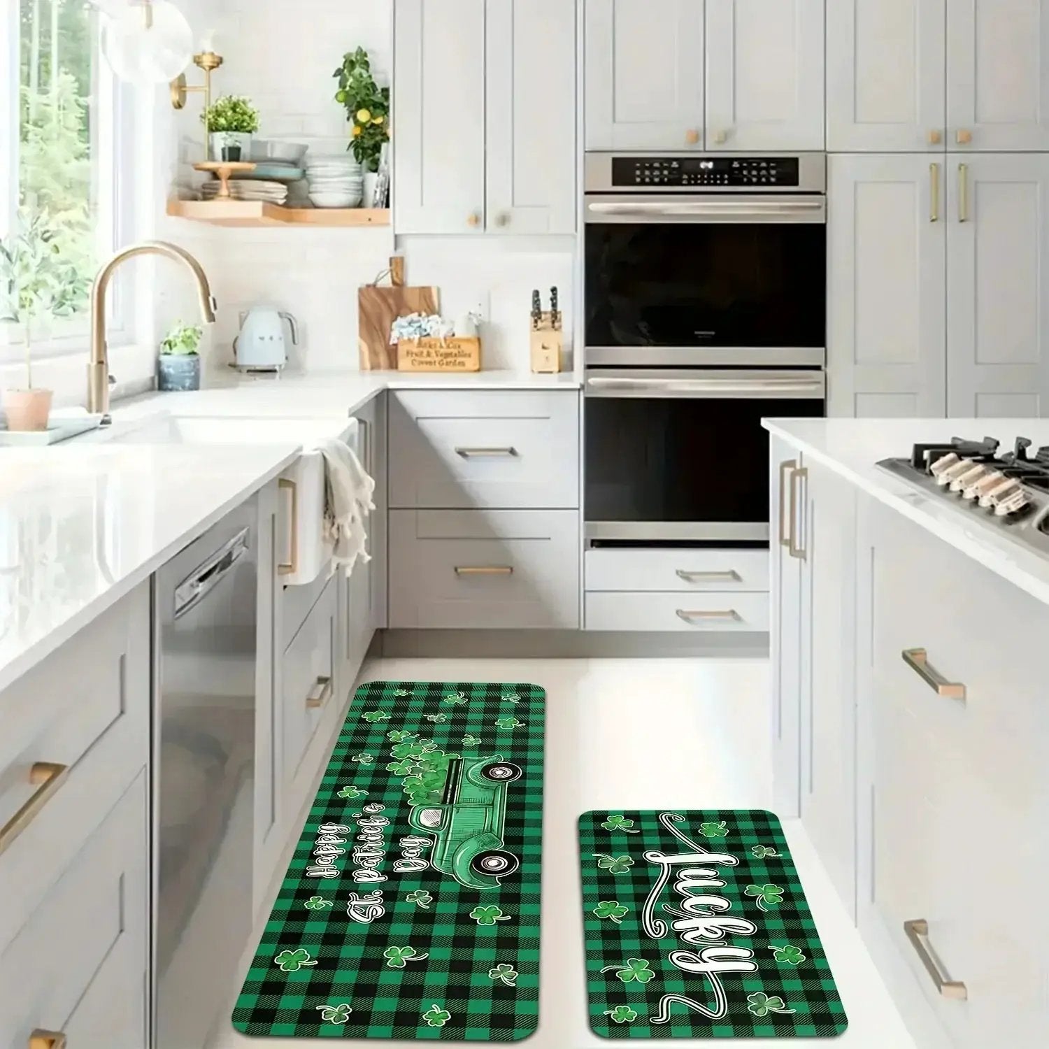 Kitchen Mat - Non-Slip Polyester 2-Pack by House Of Avana