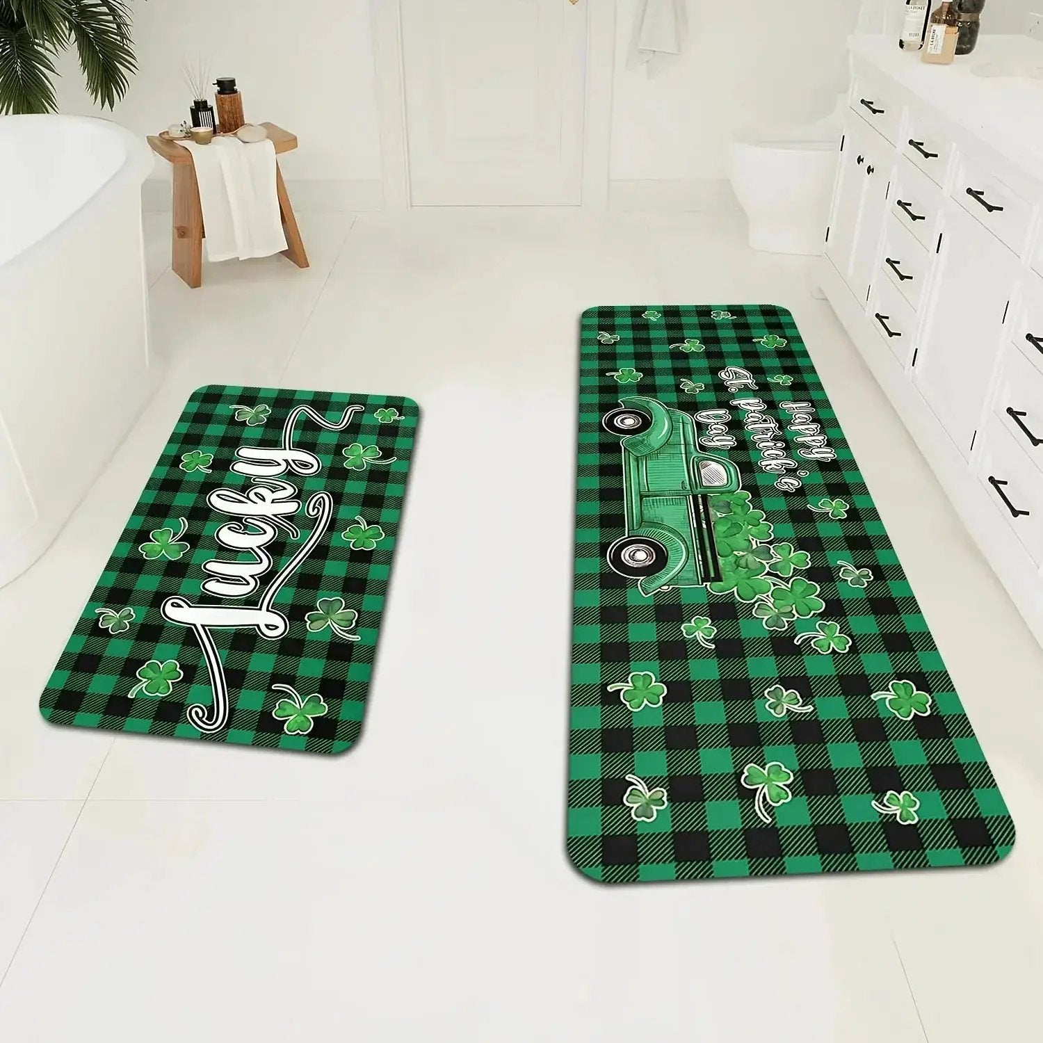 Kitchen Mat - Non-Slip Polyester 2-Pack by House Of Avana