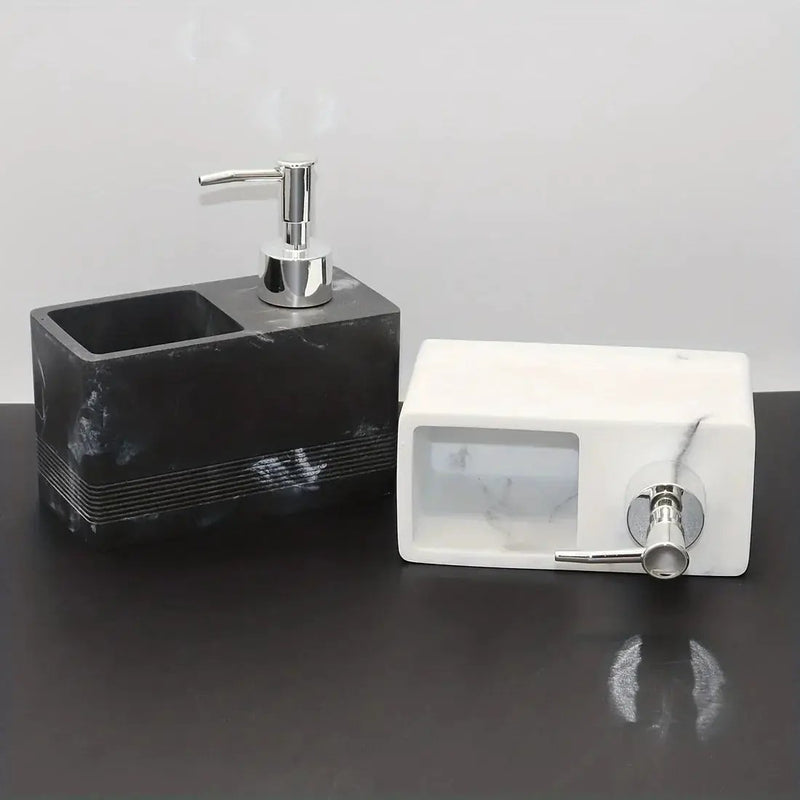 Kitchen Multi-Functional Cleaner Soap Dispenser, Manual Press Pump for Dish Soap and Sponge Storage, Dish Soap Dispenser, Dish Soap Dispenser with Sponge by House Of Avana