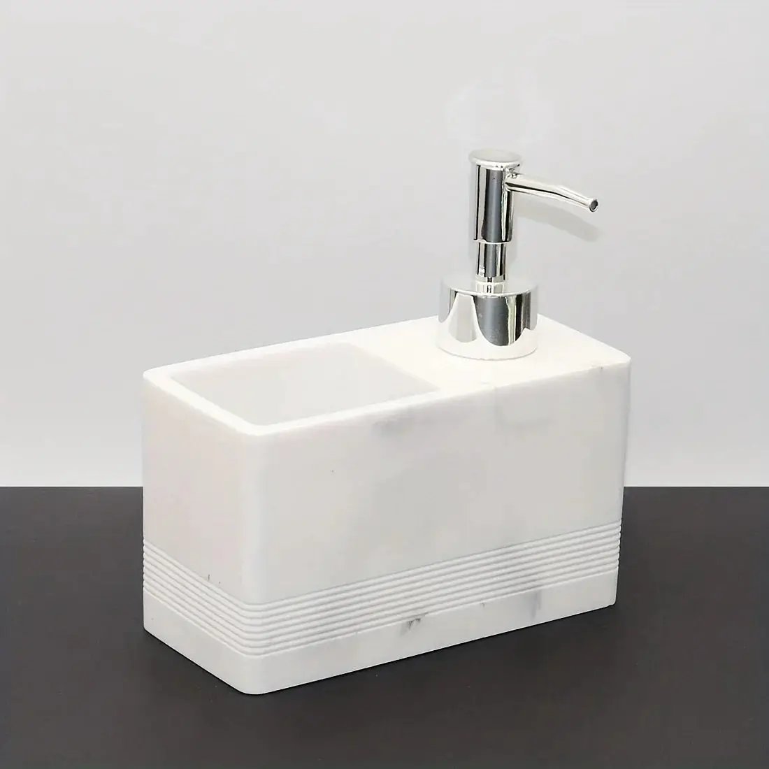 Kitchen Multi-Functional Cleaner Soap Dispenser, Manual Press Pump for Dish Soap and Sponge Storage, Dish Soap Dispenser, Dish Soap Dispenser with Sponge by House Of Avana