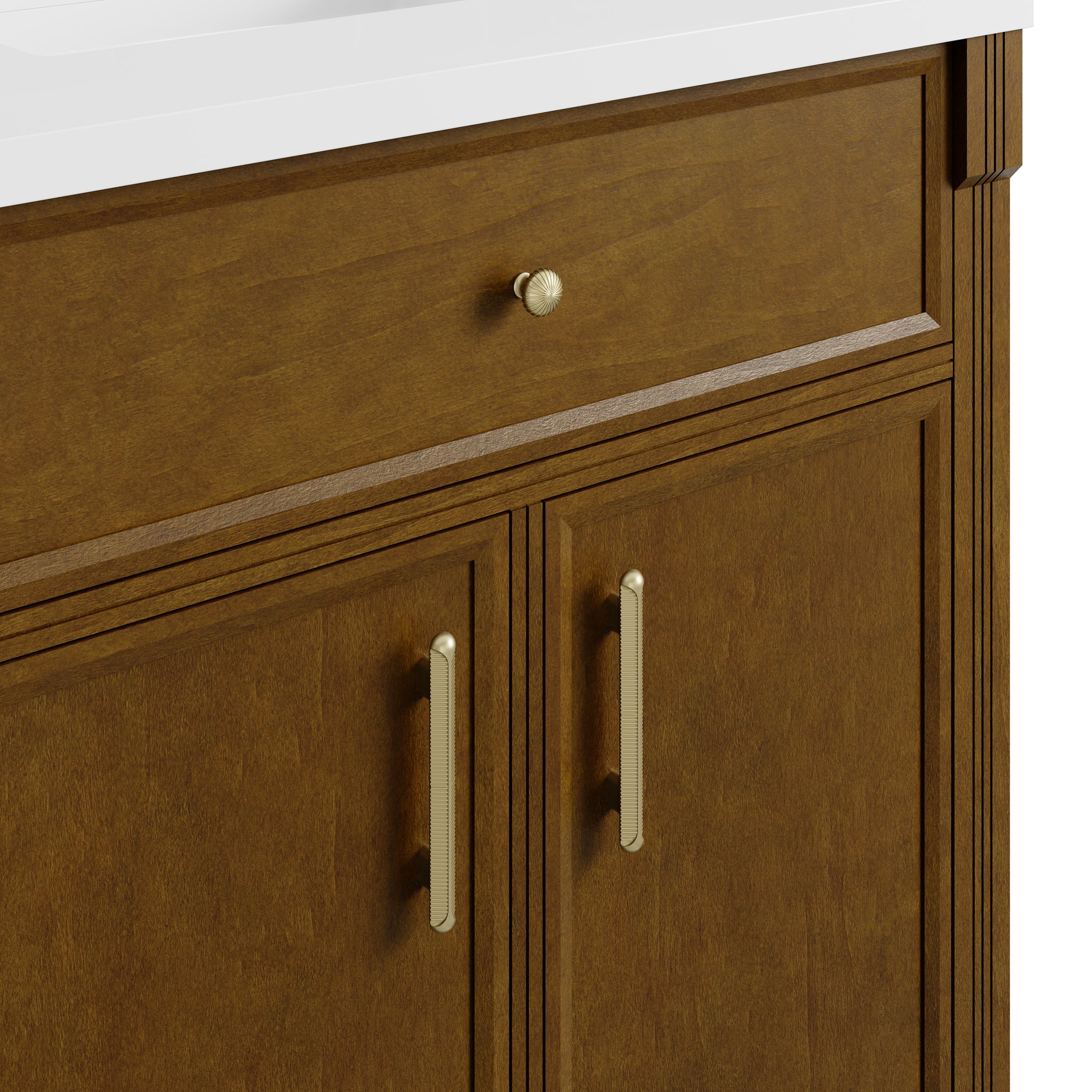 James Martin Bellshire 84" Single Bathroom Vanity, Honey Oak, view 8