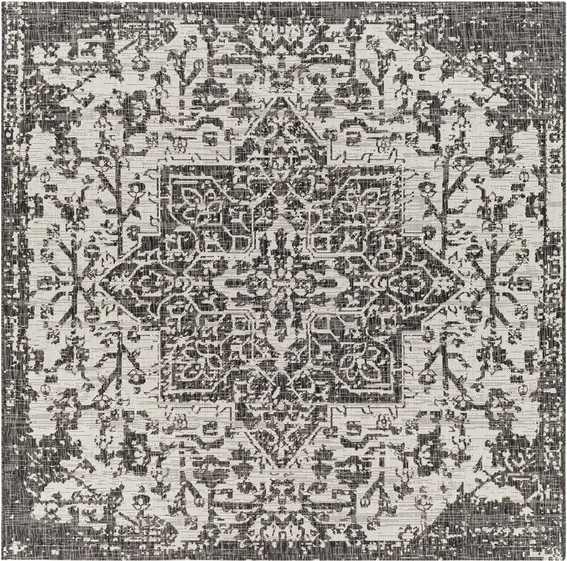 Charcoal Kilmacolm Indoor & Outdoor Area Rug - Clearance by Boutique Rugs