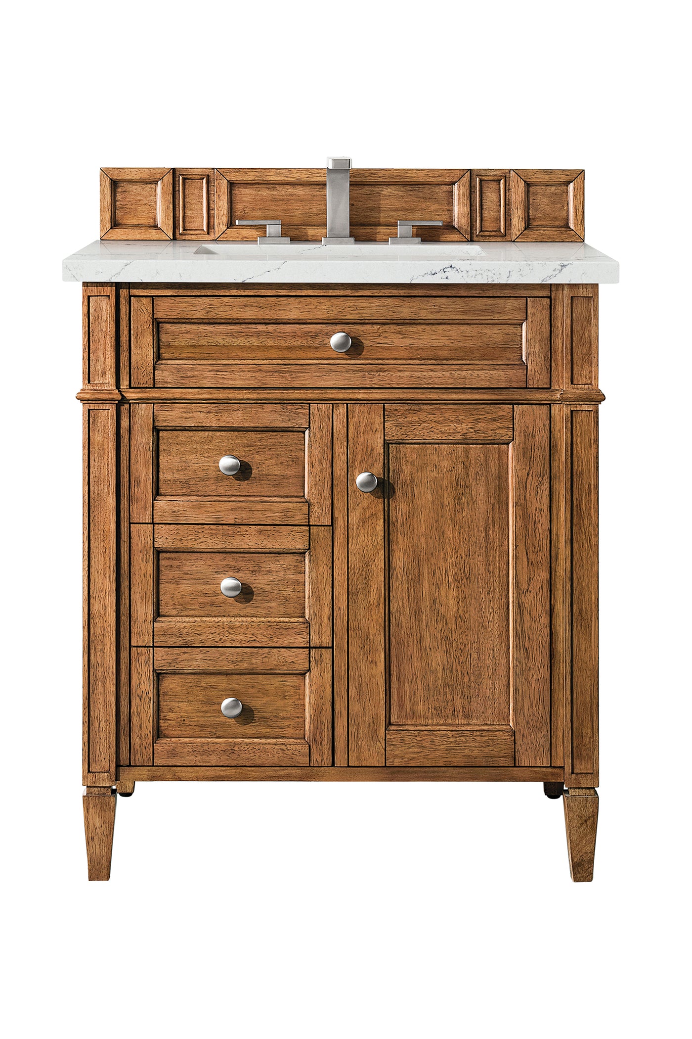 James Martin Brittany 30" Single Bathroom Vanity, Saddle Brown, view 37