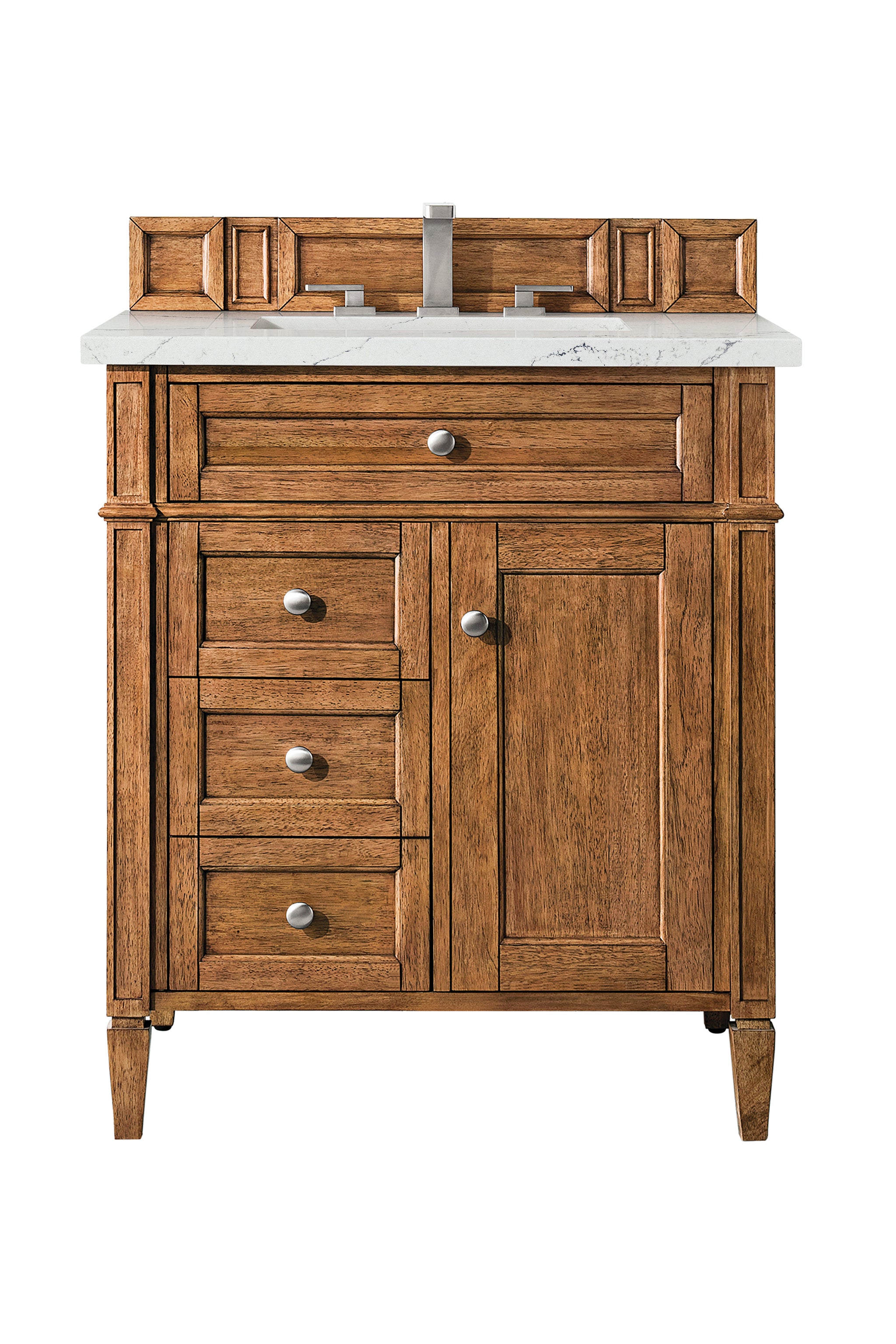 James Martin Brittany 30" Single Bathroom Vanity, Saddle Brown, view 37