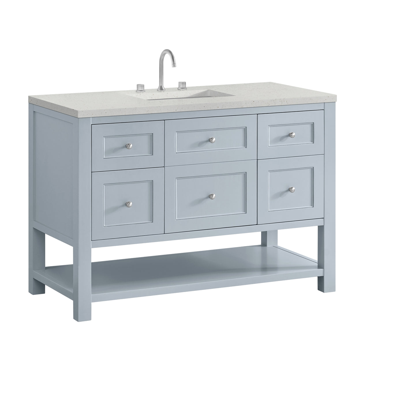 James Martin Breckenridge 48" Single Bathroom Vanity, Serenity Blue, view 31