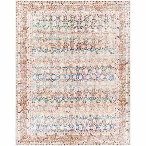 Rust Maligaya Distressed Washable Area Rug, photo 17 of 22
