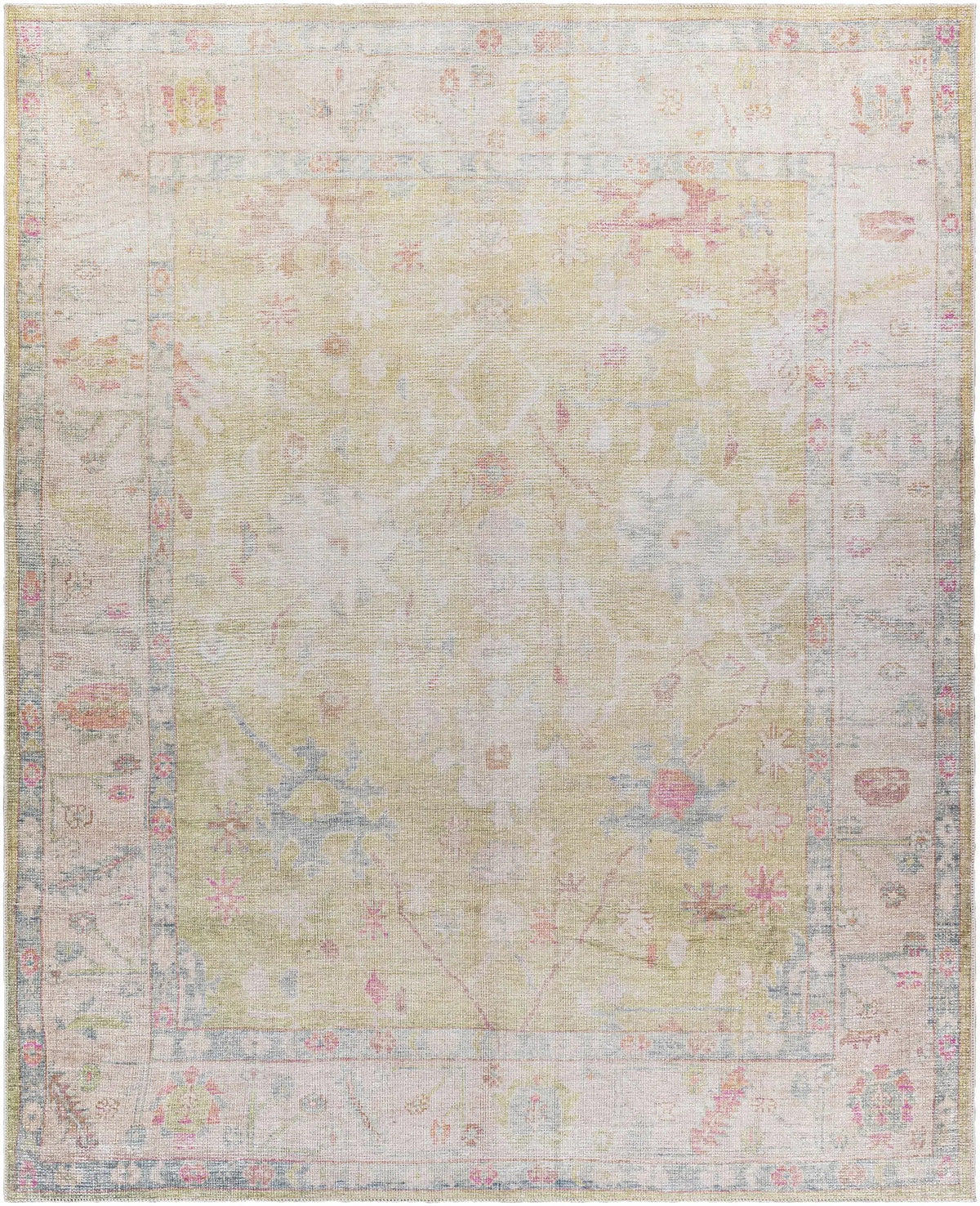 Bozkurt Distressed Washable Rug, photo 2 of 11