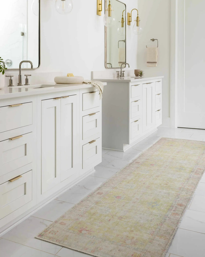 Bozkurt Distressed Washable Rug by Hauteloom