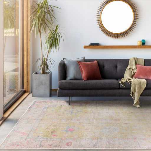 Bozkurt Distressed Washable Rug by Hauteloom