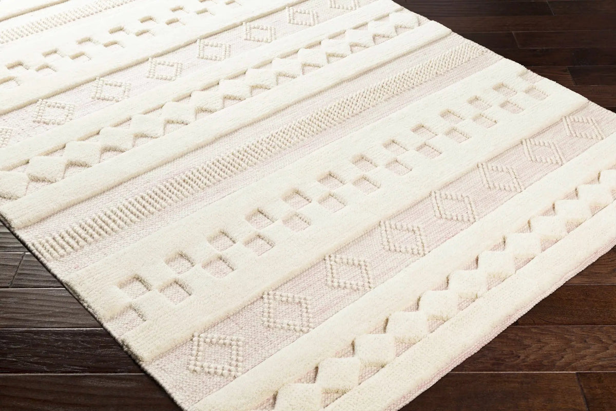 Knapp Pink Wool Rug - Clearance, photo 6 of 9