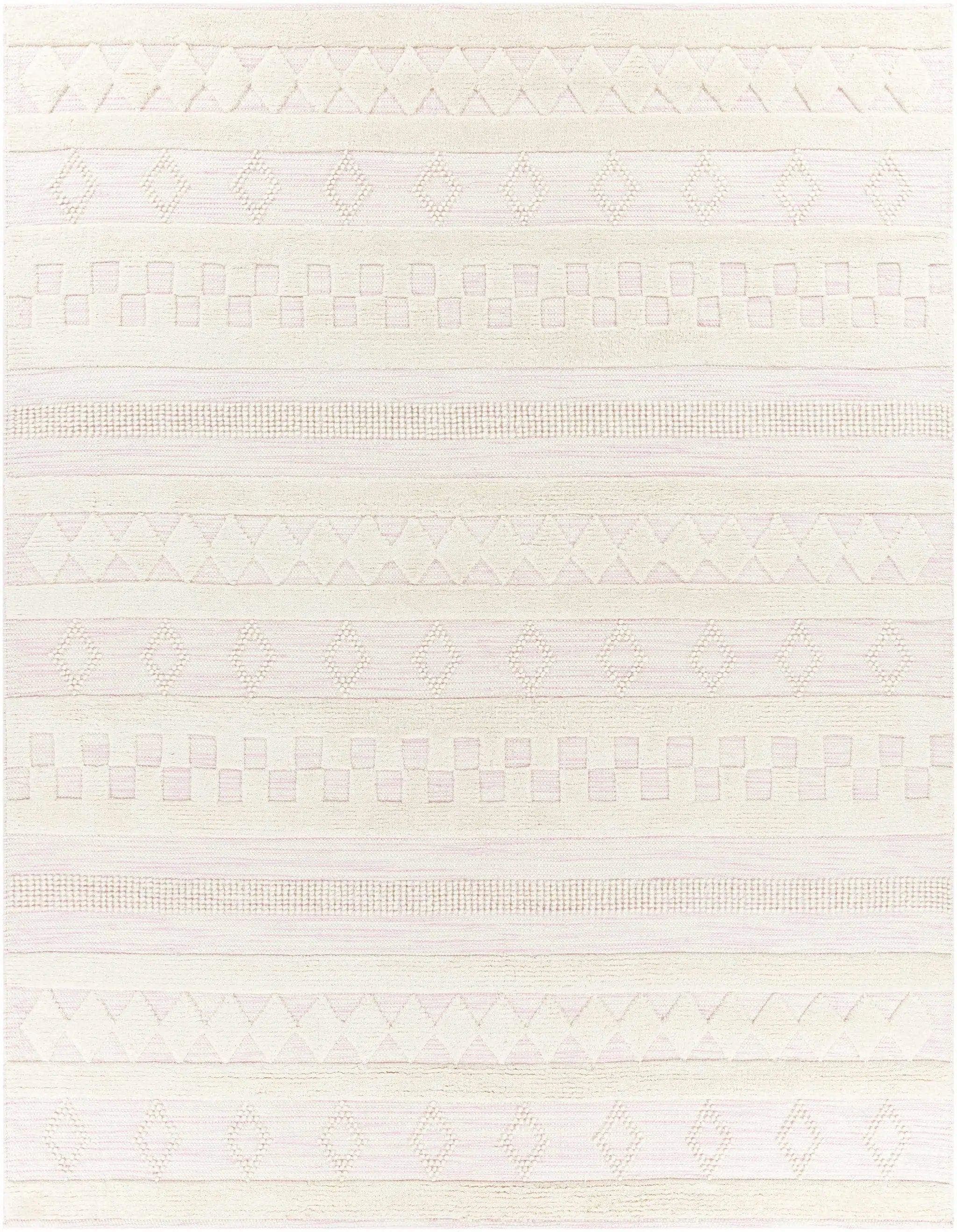 Knapp Pink Wool Rug - Clearance by Boutique Rugs