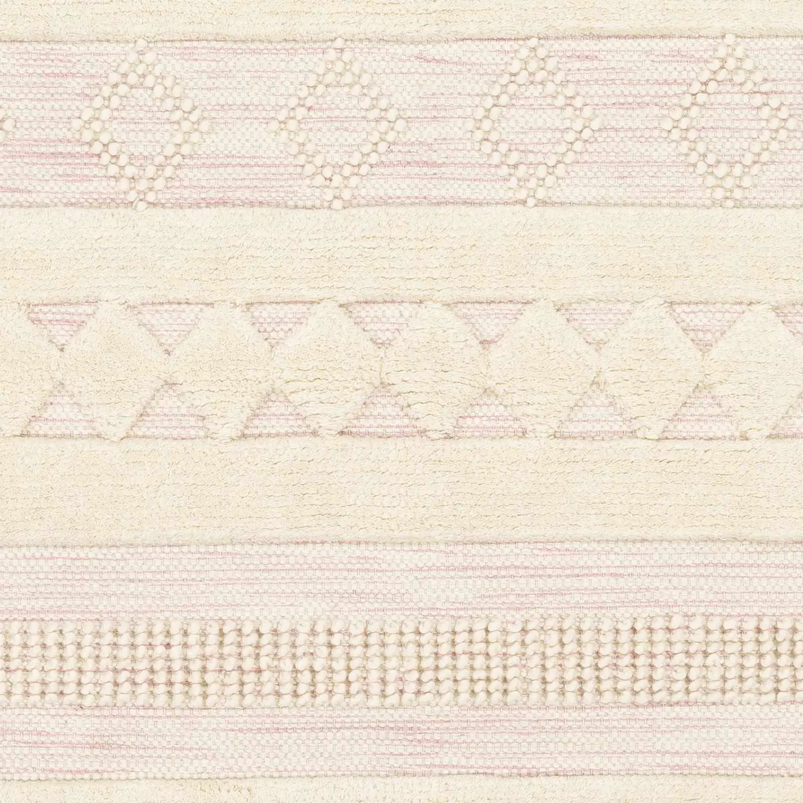Knapp Pink Wool Rug - Clearance by Boutique Rugs